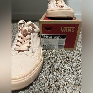 Peach Blush Vans Sneakers